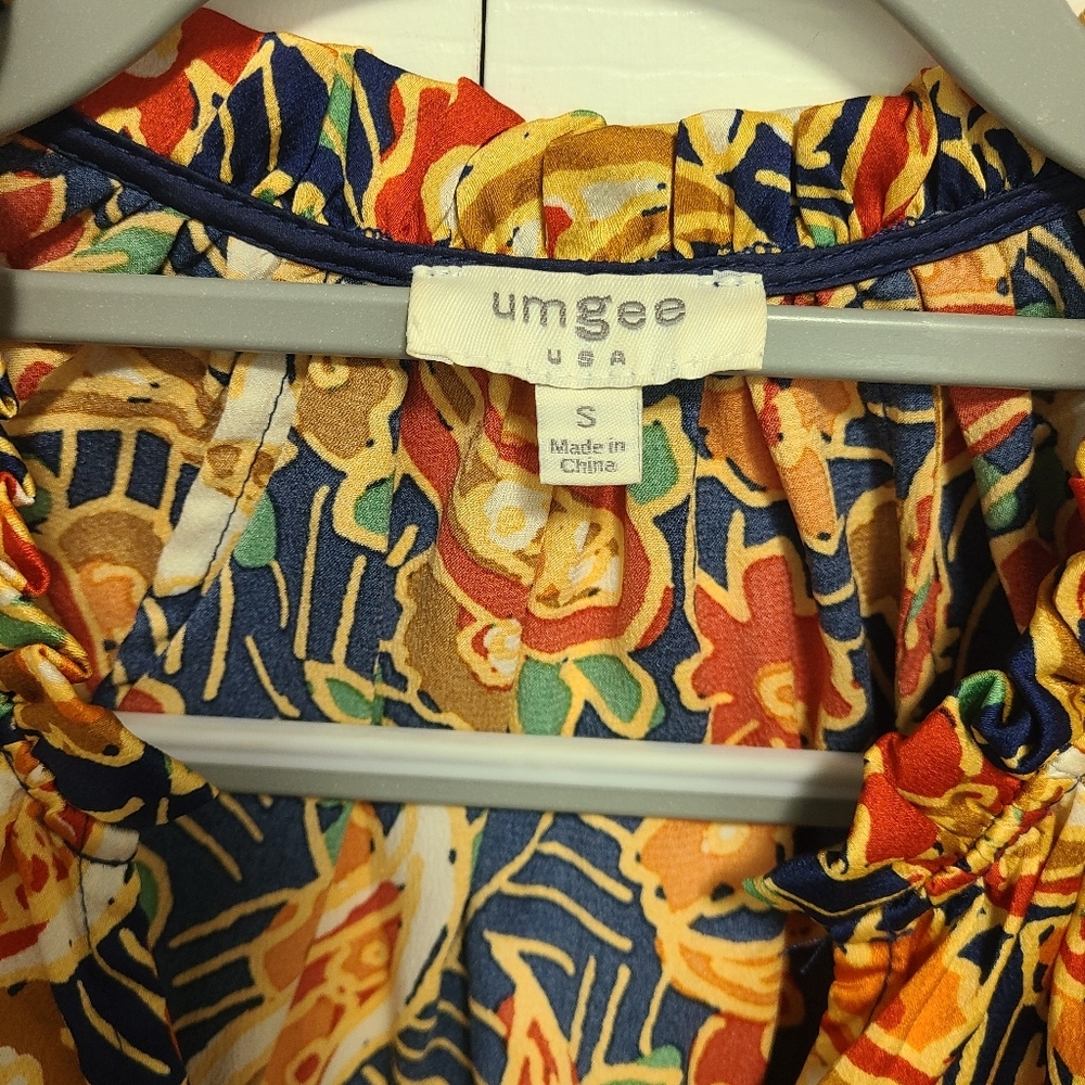 Umgee Multicolor Paisley Blouse - Picture 3 of 9